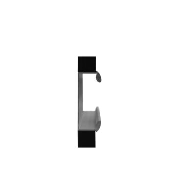 Perfil Gola C para puerta, aluminio tirador 18x60mm. Puerta 18mm para ser usado con el conjunto GOLA-A-CEE y GOLA-B-CEE. Tira 3ml Precio por ml