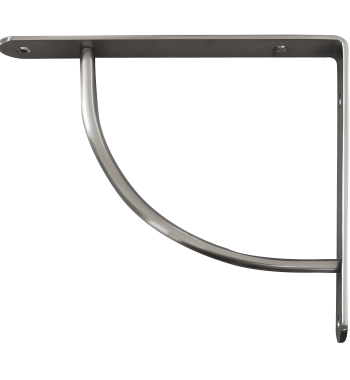 Soporte Fijo Para Pared de Níquel Satinado Curvo CEE
