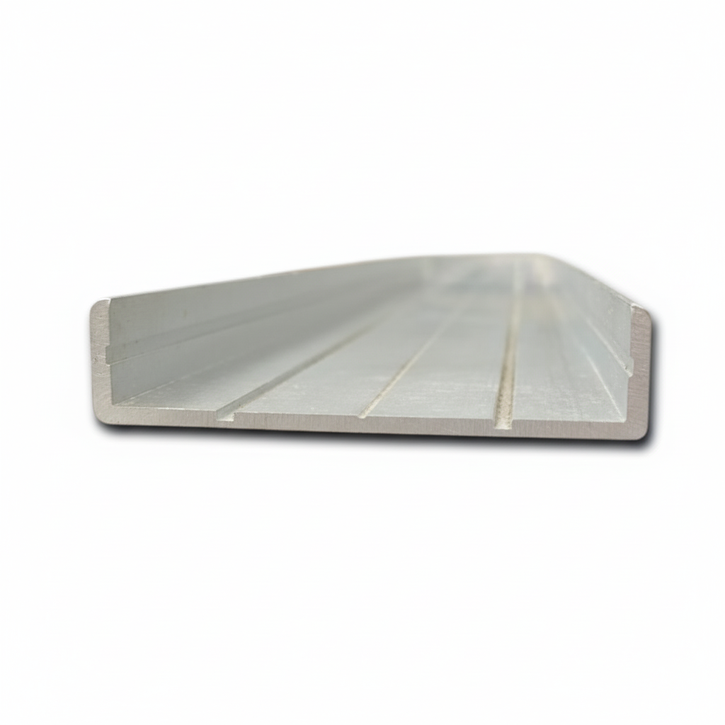 Perfil para cubierta de madera Aluminio Plata Mate Medidas: 60x55x14mm Tira 3ml Precio por ml