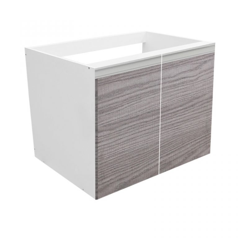 Gabinete Fregadero Blanco 16mm M80 70X80X60 Puerta Cuadro Color 19mm LX